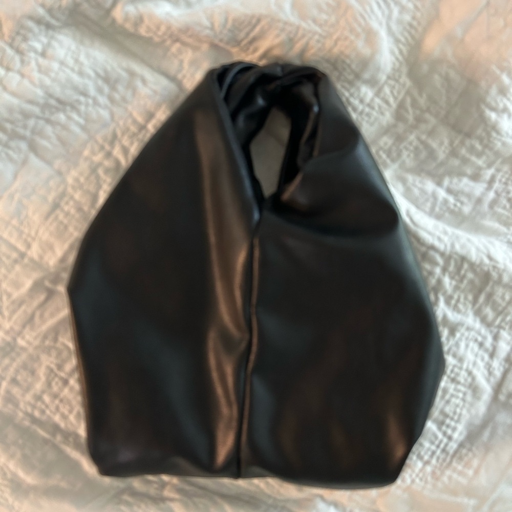 ALC Simone Black Faux Leather Handbag